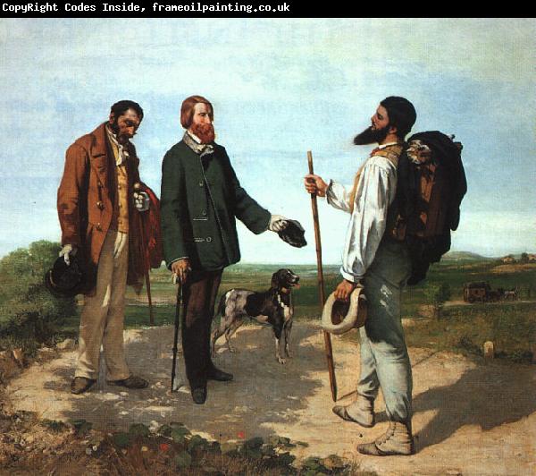 Gustave Courbet Bonjour Monsieur Courbet